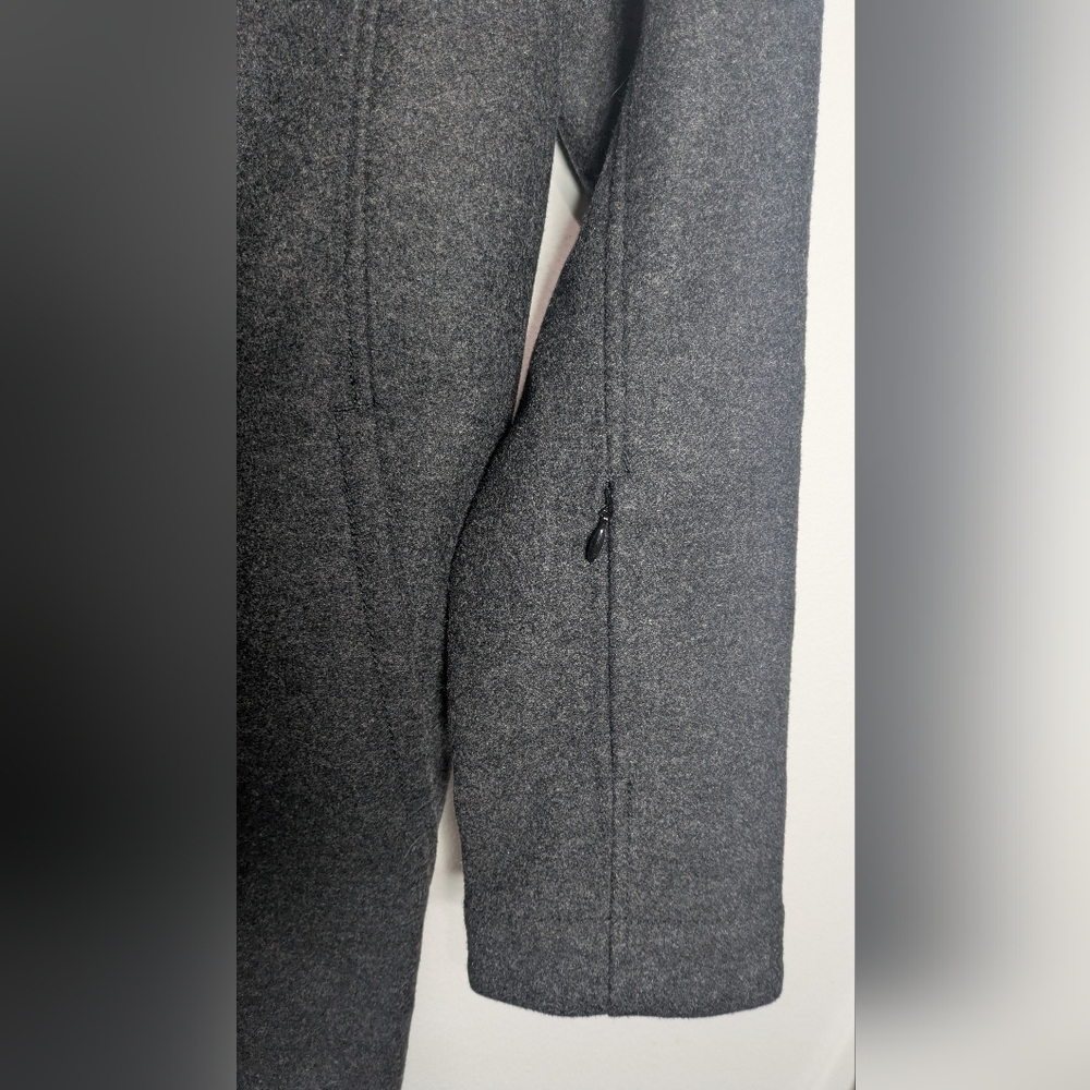 Lululemon Womens Dark Grey Charcoal Fall Wool Jacket Coat Size 4 Like New Preppy - Picture 6 of 10